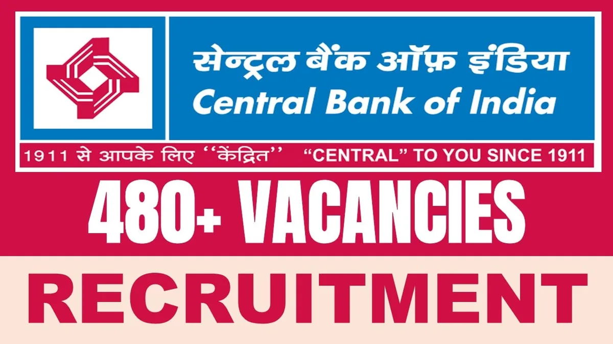 Central Bank of India Recruitment 2024