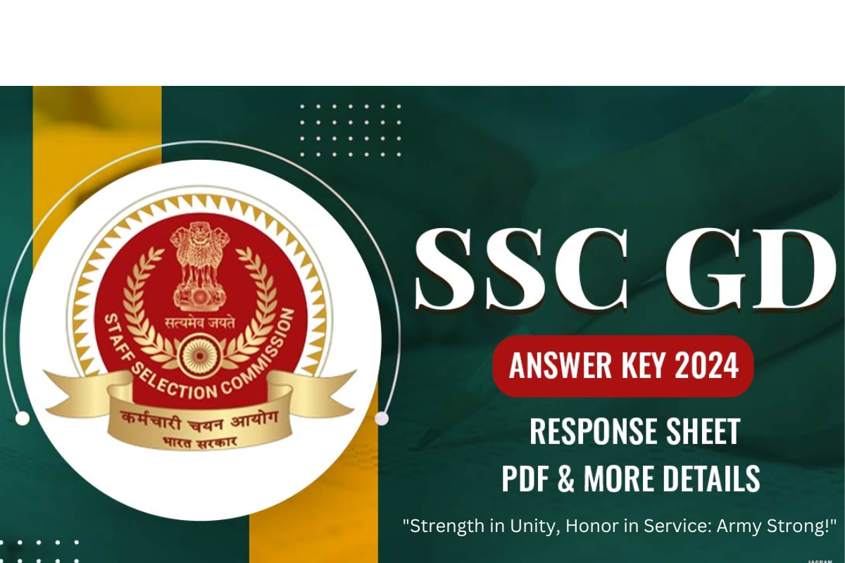 SSC GD Answer Key 2024